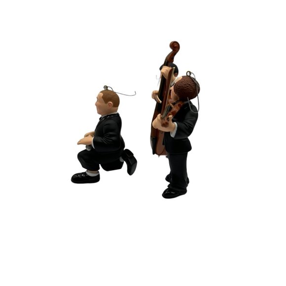 Hallmark Ornament 1998 Three Stooges Set Orchestra Larry Curly Moe Vintage - Picture 8 of 8